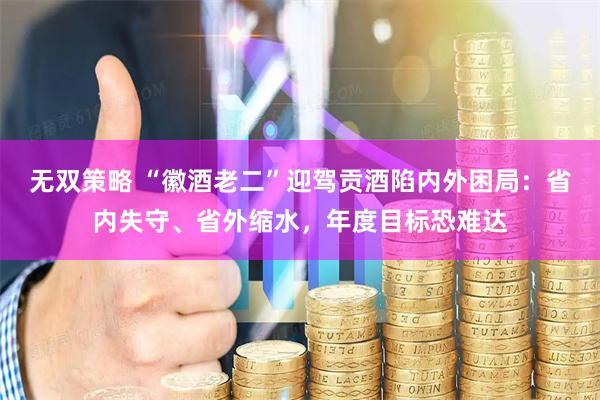 无双策略 “徽酒老二”迎驾贡酒陷内外困局：省内失守、省外缩水，年度目标恐难达