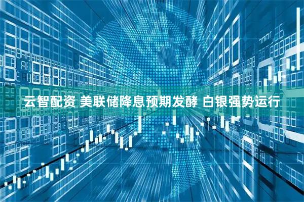 云智配资 美联储降息预期发酵 白银强势运行